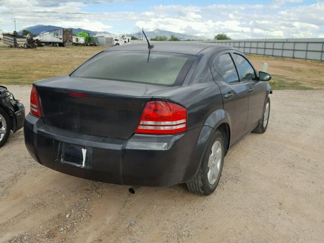 1B3CC4FB6AN193782 - 2010 DODGE AVENGER SX BLACK photo 4