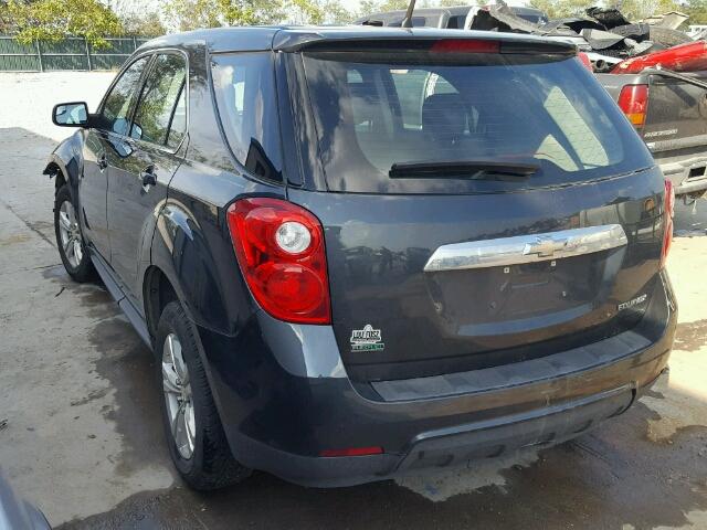 2GNALBEK4C1217620 - 2012 CHEVROLET EQUINOX LS GRAY photo 3