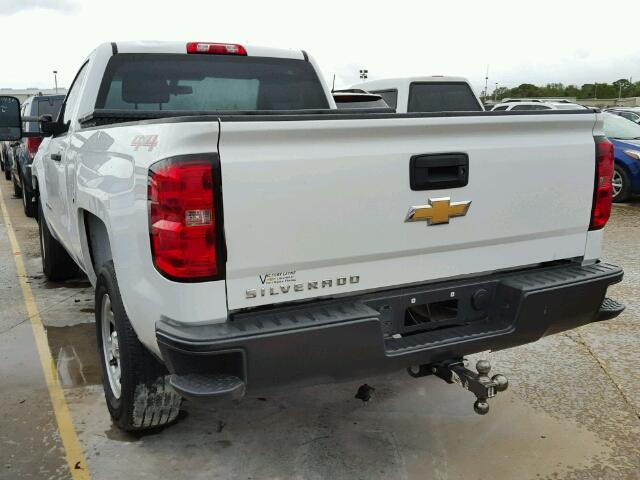 1GCNKPEH3FZ375408 - 2015 CHEVROLET SILVERADO WHITE photo 3