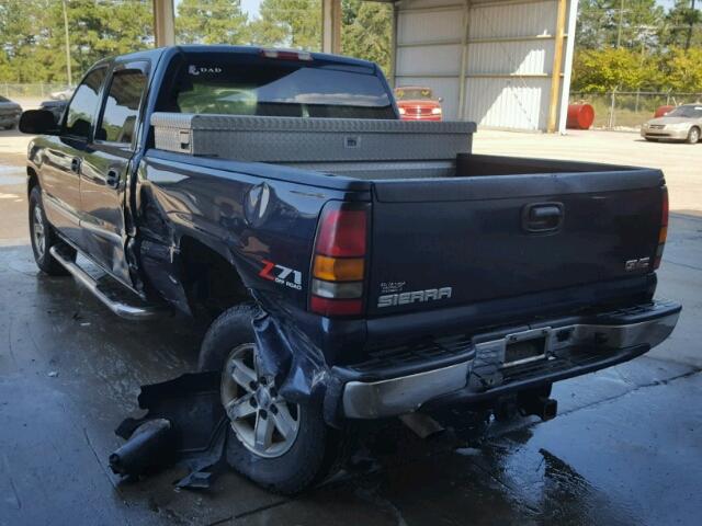 2GTEK13T851221367 - 2005 GMC NEW SIERRA BLUE photo 3