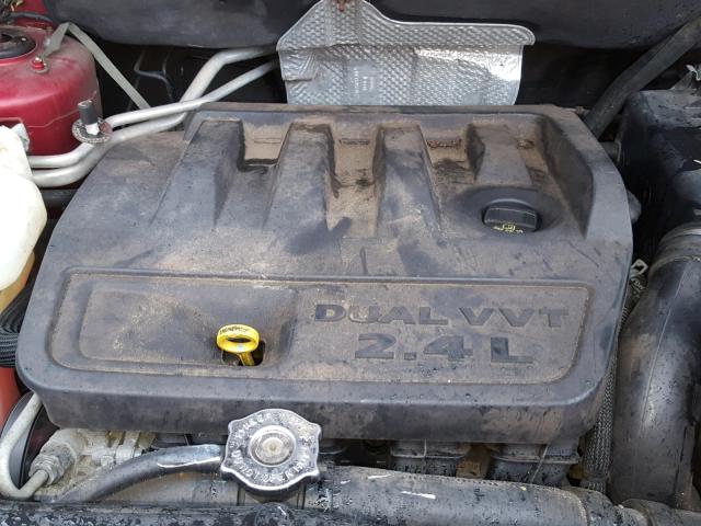 1J8FT47W68D720046 - 2008 JEEP COMPASS SP RED photo 7