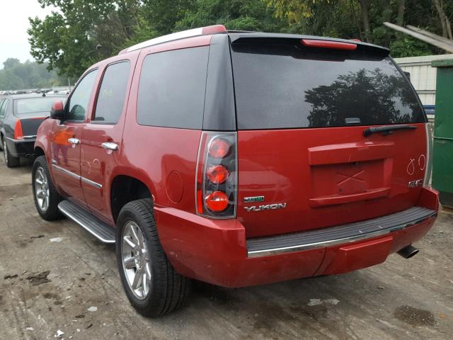 1GKS2EEF9CR198353 - 2012 GMC YUKON DENA RED photo 3