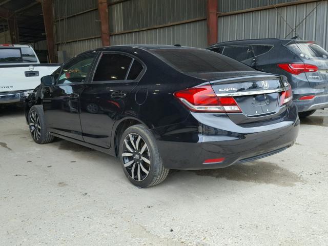19XFB2F95FE008939 - 2015 HONDA CIVIC EXL 黑色 照片 3