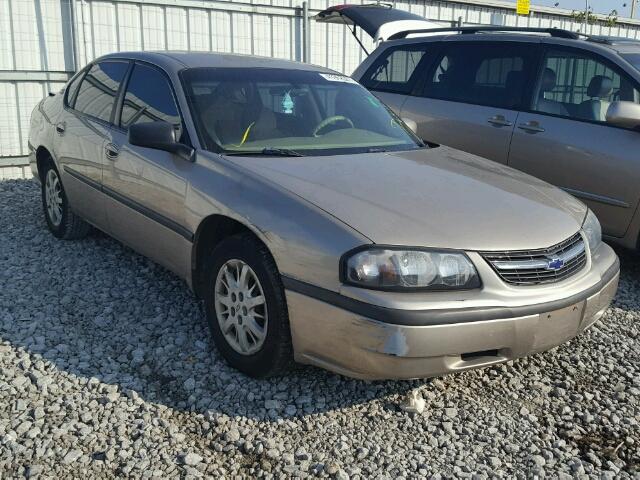 2G1WF52E519299418 - 2001 CHEVROLET IMPALA TAN photo 1