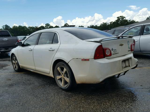 1G1ZC5EU6BF181976 - 2011 CHEVROLET MALIBU 1LT WHITE photo 3