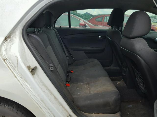 1G1ZC5EU6BF181976 - 2011 CHEVROLET MALIBU 1LT WHITE photo 6