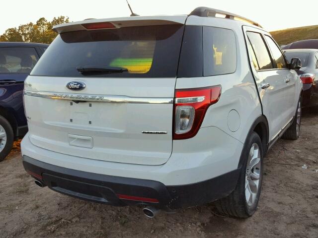 1FM5K7D86FGA92932 - 2015 FORD EXPLORER WHITE photo 4