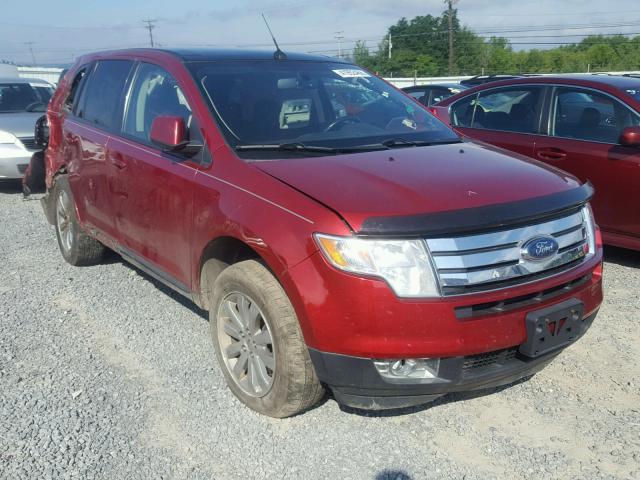 2FMDK48C39BA91533 - 2009 FORD EDGE SEL RED photo 1