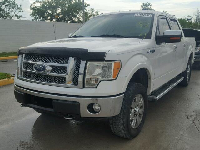 1FTFW1EV7AFD62621 - 2010 FORD F150 WHITE photo 2