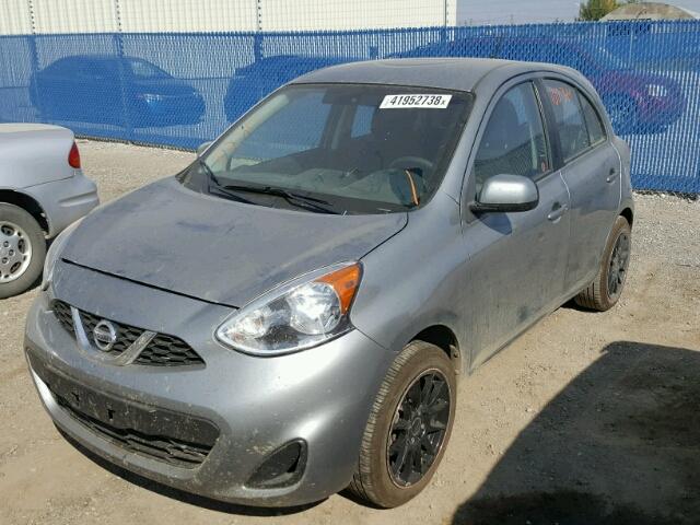 3N1CK3CP8FL206781 - 2015 NISSAN MICRA GRAY photo 2