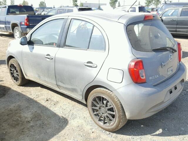 3N1CK3CP8FL206781 - 2015 NISSAN MICRA GRAY photo 3