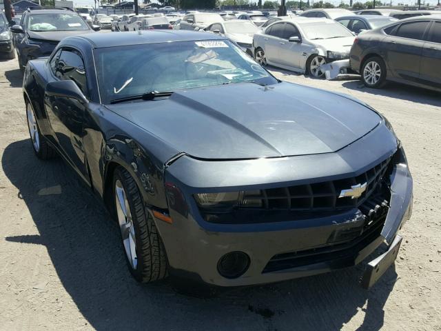 2G1FA1E34D9128052 - 2013 CHEVROLET CAMARO LS GRAY photo 1