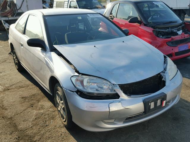 1HGEM22145L071480 - 2005 HONDA CIVIC DX V SILVER photo 1