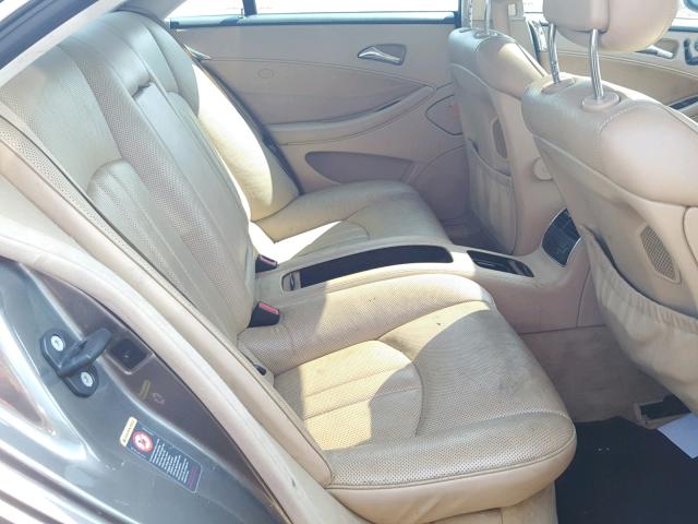 WDDDJ75X86A017179 - 2006 MERCEDES-BENZ CLS 500C BEIGE photo 6