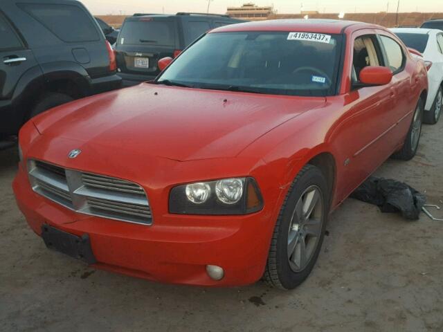 2B3CA3CV0AH145461 - 2010 DODGE CHARGER SX RED photo 2