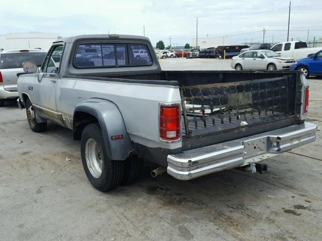 1B7ME3659LS669240 - 1990 DODGE D-SERIES D TWO TONE photo 3