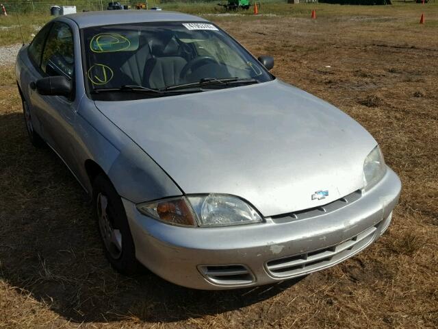 1G1JC124417349844 - 2001 CHEVROLET CAVALIER SILVER photo 1