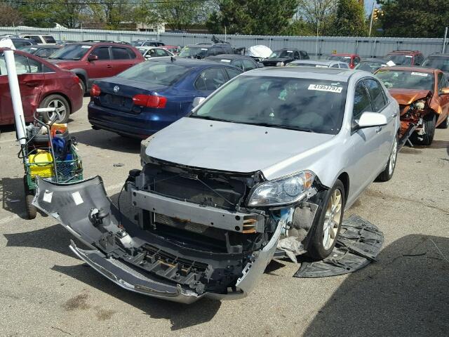 1G1ZE5EU0CF214594 - 2012 CHEVROLET MALIBU LTZ 银色 照片 2