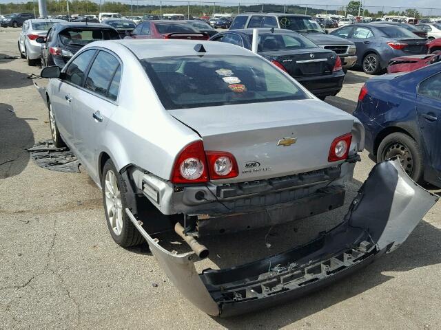 1G1ZE5EU0CF214594 - 2012 CHEVROLET MALIBU LTZ 银色 照片 3
