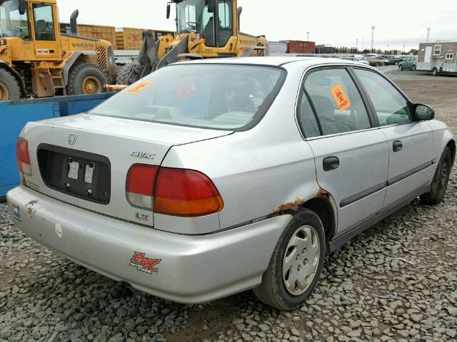 1HGEJ6600TL009833 - 1996 HONDA CIVIC SILVER photo 4