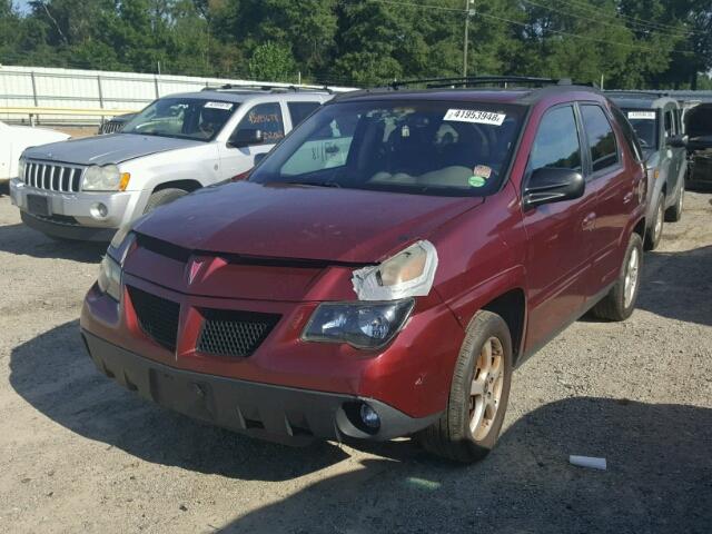 3G7DB03E13S577747 - 2003 PONTIAC AZTEK MAROON photo 2