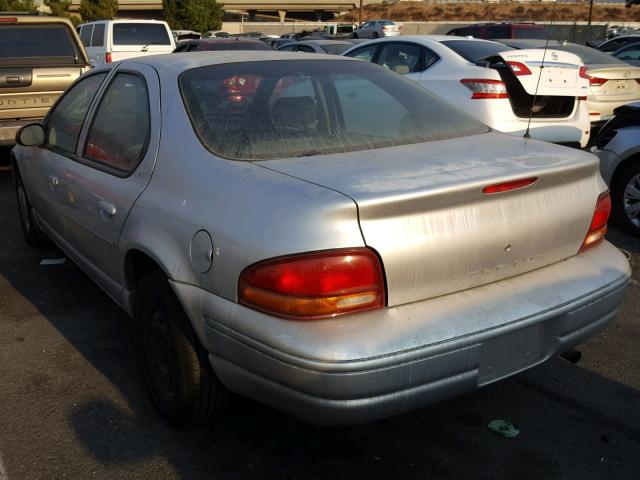 1B3EJ46C0YN237163 - 2000 DODGE STRATUS SE SILVER photo 3