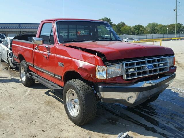 1FTEF14N8LLA44895 - 1990 FORD F150 RED photo 1