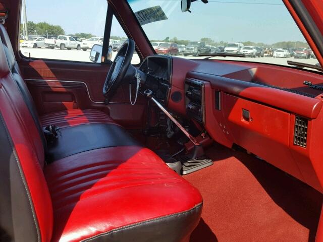 1FTEF14N8LLA44895 - 1990 FORD F150 RED photo 5