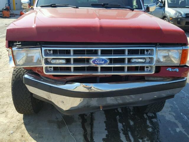 1FTEF14N8LLA44895 - 1990 FORD F150 RED photo 7