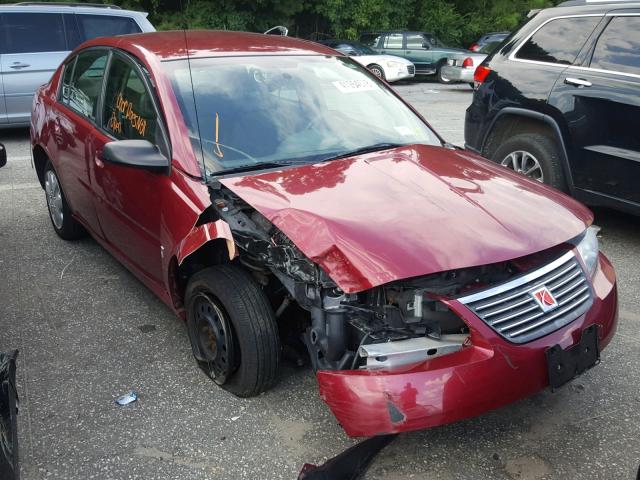 1G8AJ55F17Z187311 - 2007 SATURN ION LEVEL BURGUNDY photo 1