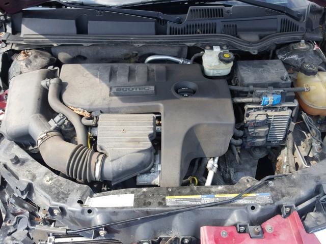 1G8AJ55F17Z187311 - 2007 SATURN ION LEVEL BURGUNDY photo 7