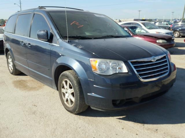 2A8HR54P58R774011 - 2008 CHRYSLER TOWN & COU BLUE photo 1