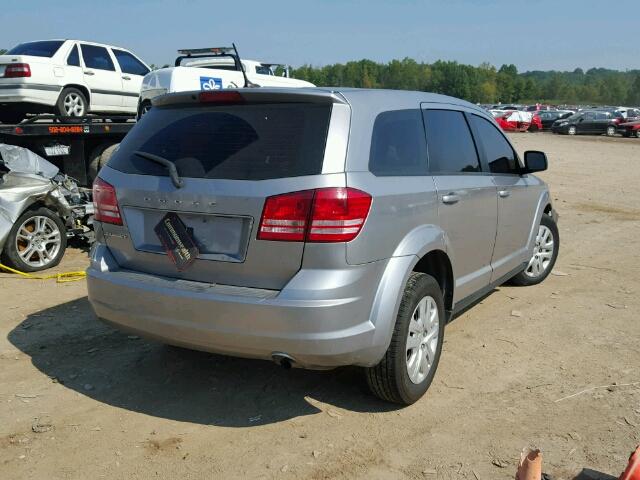 3C4PDCAB1FT596543 - 2015 DODGE JOURNEY SE GRAY photo 4