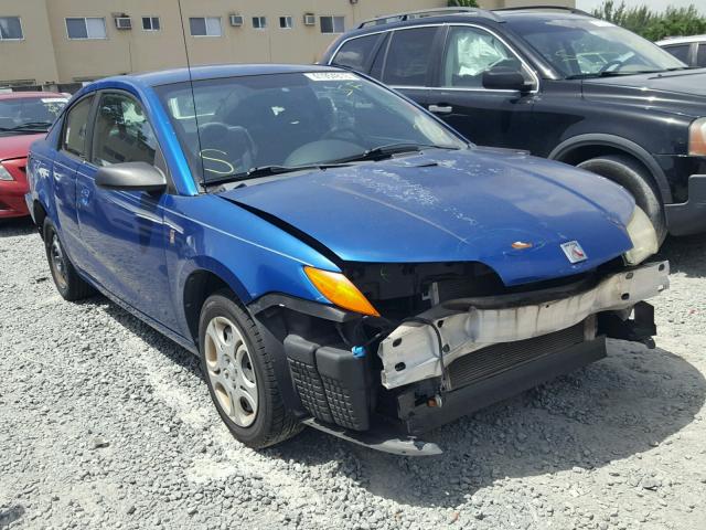 1G8AN12F03Z168387 - 2003 SATURN ION LEVEL BLUE photo 1