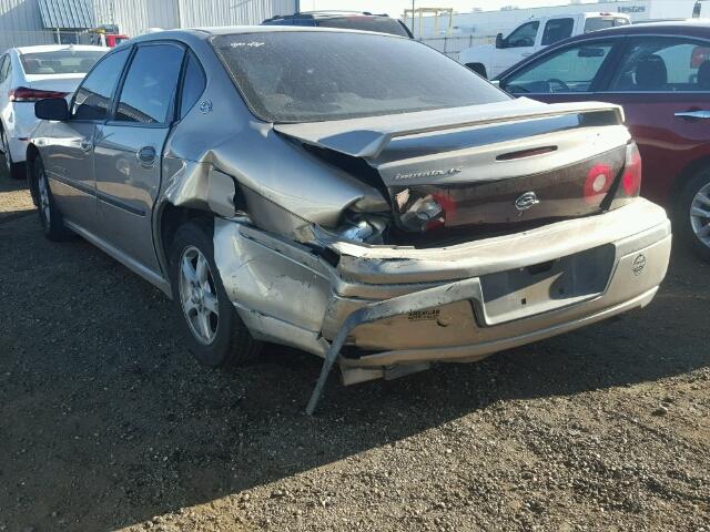 2G1WH55K739135604 - 2003 CHEVROLET IMPALA LS TAN photo 3