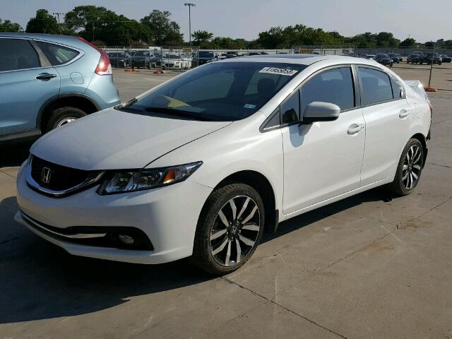 19XFB2F91EE078792 - 2014 HONDA CIVIC EXL 白色 照片 2