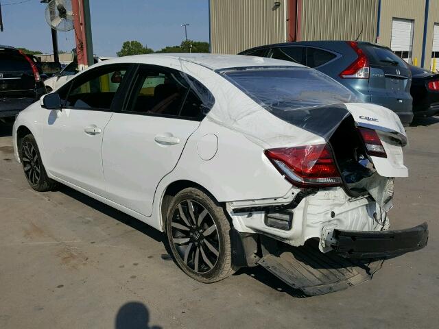 19XFB2F91EE078792 - 2014 HONDA CIVIC EXL 白色 照片 3