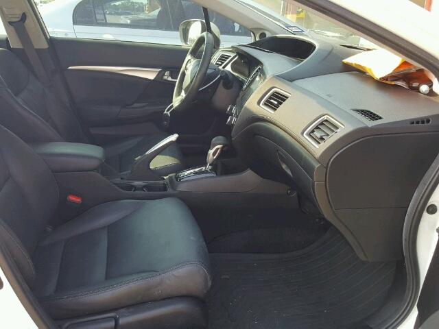 19XFB2F91EE078792 - 2014 HONDA CIVIC EXL 白色 照片 5