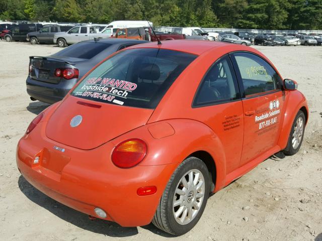 3VWCK31C74M404866 - 2004 VOLKSWAGEN NEW BEETLE RED photo 4