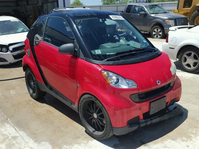 WMEEJ31X99K316385 - 2009 SMART FORTWO PUR RED photo 1