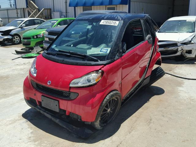WMEEJ31X99K316385 - 2009 SMART FORTWO PUR RED photo 2
