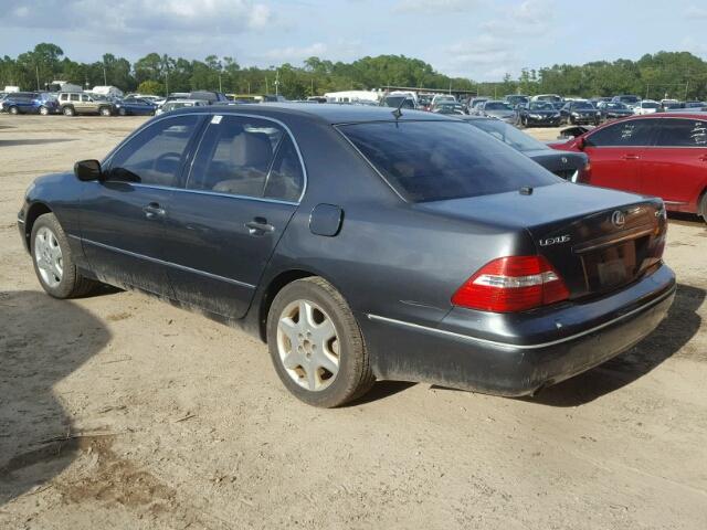 JTHBN36F840130118 - 2004 LEXUS LS GRAY photo 3