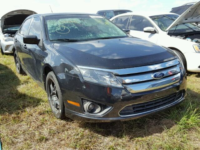 3FAHP0HA2BR108608 - 2011 FORD FUSION BLACK photo 1