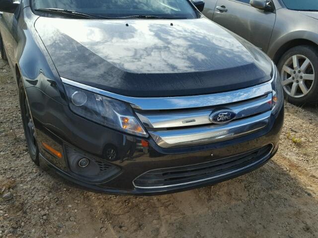 3FAHP0HA2BR108608 - 2011 FORD FUSION BLACK photo 9