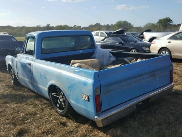 CCS142F301192 - 1972 CHEVROLET PICK UP BLUE photo 3