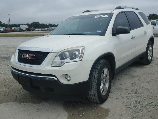 1GKKRPED2BJ129667 - 2011 GMC ACADIA WHITE photo 2