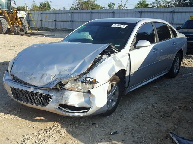 2G1WF5E39D1221012 - 2013 CHEVROLET IMPALA LS SILVER photo 2