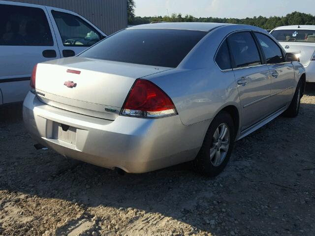 2G1WF5E39D1221012 - 2013 CHEVROLET IMPALA LS SILVER photo 4