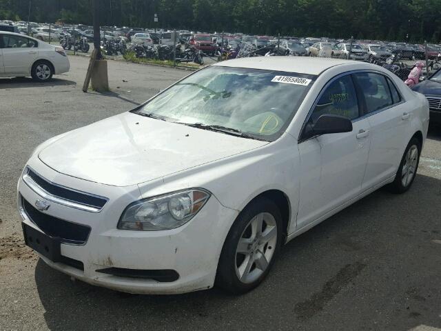 1G1ZA5EN1A4144133 - 2010 CHEVROLET MALIBU LS თეთრი ფოტო 2