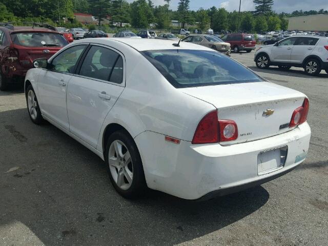 1G1ZA5EN1A4144133 - 2010 CHEVROLET MALIBU LS თეთრი ფოტო 3